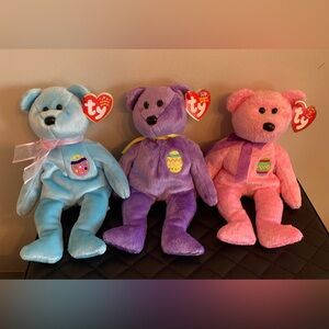3 TY Beanie Babies (Bears)